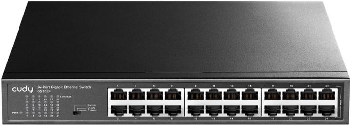 Actual product image Cudy GS1024 network switch Gigabit Ethernet (10/100/1000) Black (24 ports)