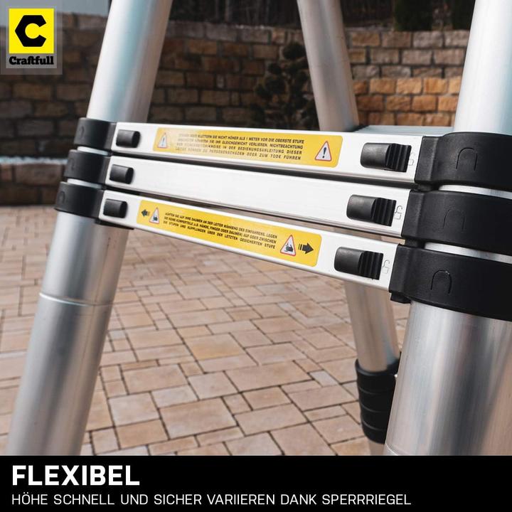 Image du produit Craftfull Teleskopleiter CF-102A (Échelle télescopique)