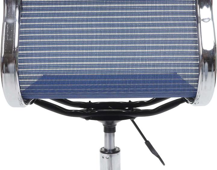 Immagine prodotto Mendler Sedia da ufficio HWC-K53, rivestimento in tessuto/tessuto - blu