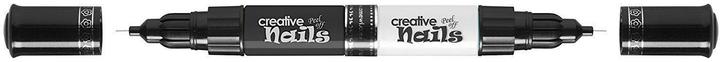 Produktbild Creative Nails Lackstift (Kunstnägel, Schwarz, Weiss)