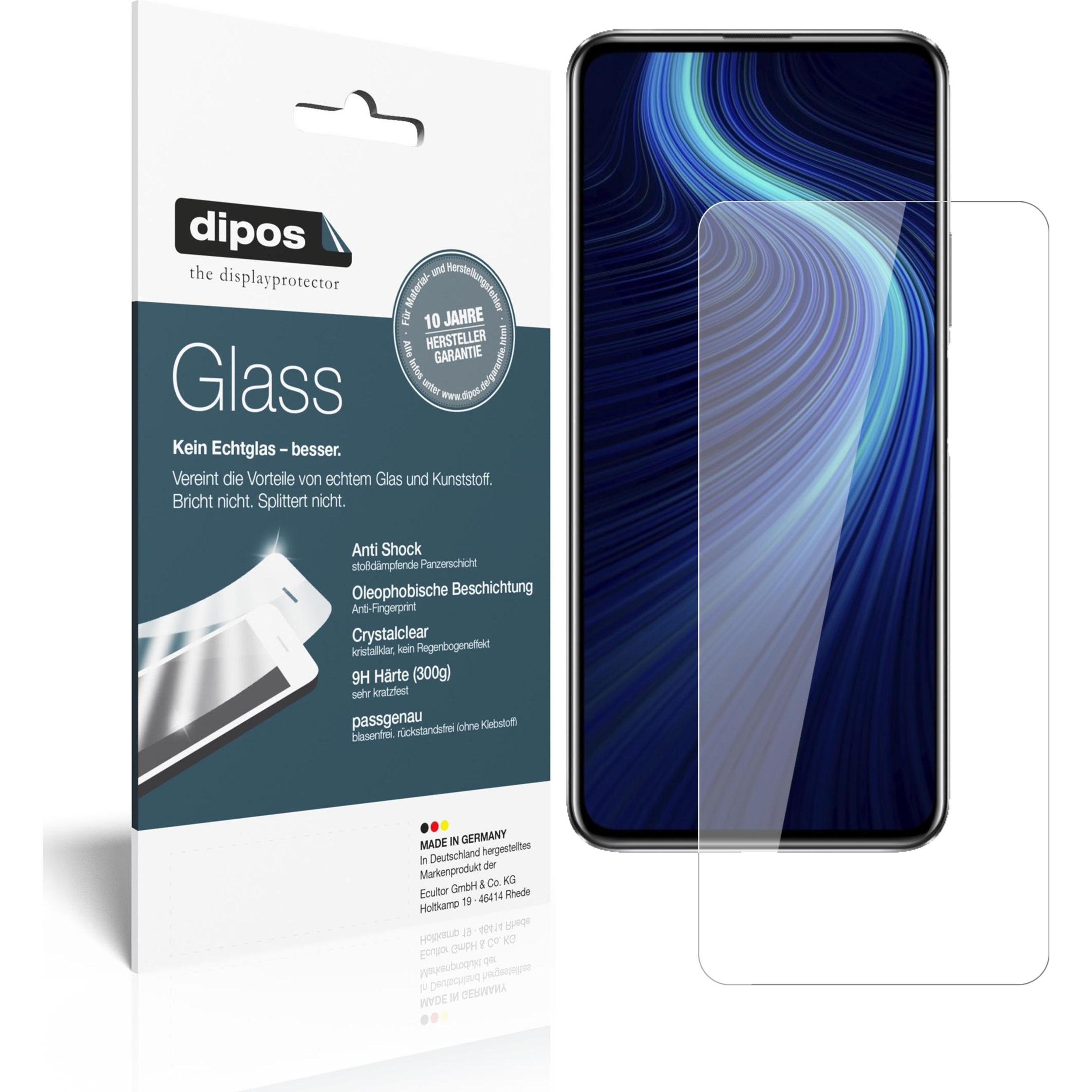 Dipos Displayschutz Anti-Shock (2 Stück, Honor X10 5G), Smartphone Schutzfolie, Transparent