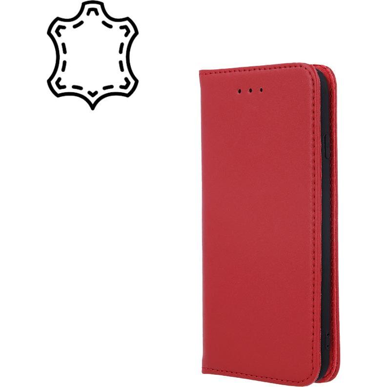 OEM Echtes Leder Smart Pro für Samsung Galaxy S24 FE kastanienbraun (Galaxy S24 FE), Mobilgerät Ersatzteile