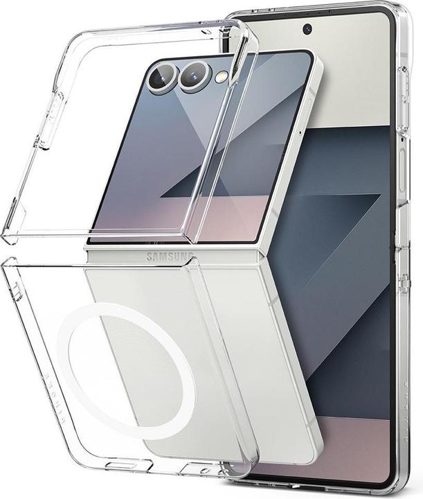 Actual product image Ringke Slim Magnetic MagSafe Case für Samsung Galaxy Z Flip 7 - Transparent (Samsung Galaxy Z Flip7)
