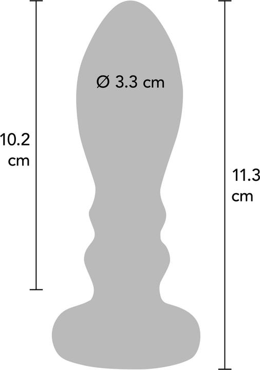 Image du produit Toy Joy Plug vibrant en métal The Slider L