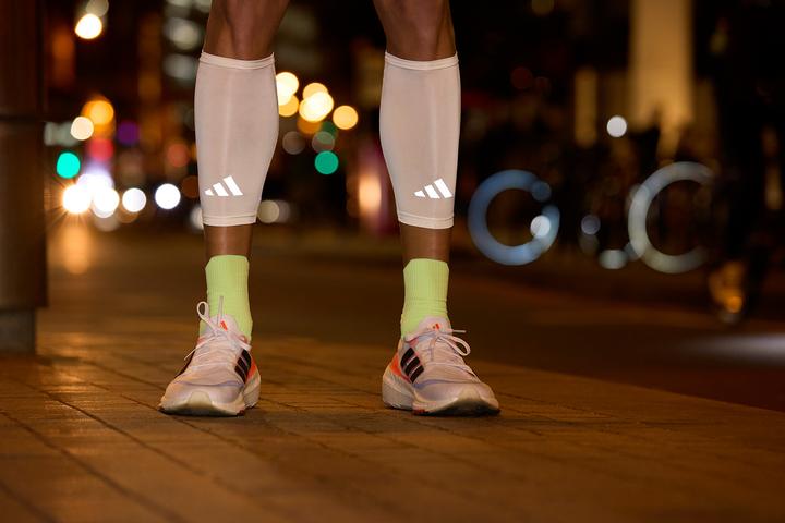 Produktbild adidas Compression Calf Sleeves Weiss, L-XL