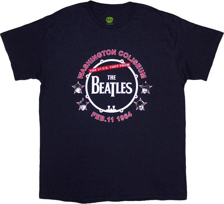 Produktbild The Beatles Washington '64 Drum TShirt (M)
