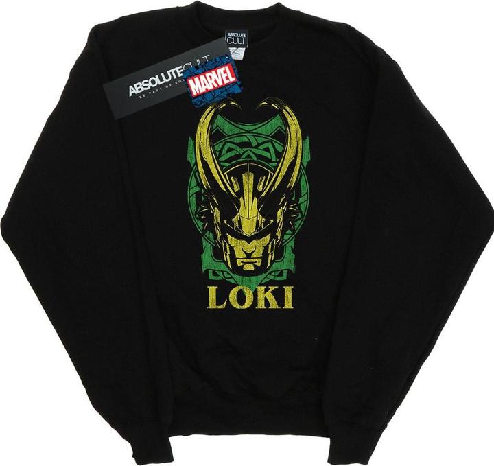 Actual product image Boys Loki Badge Sweatshirt (116)