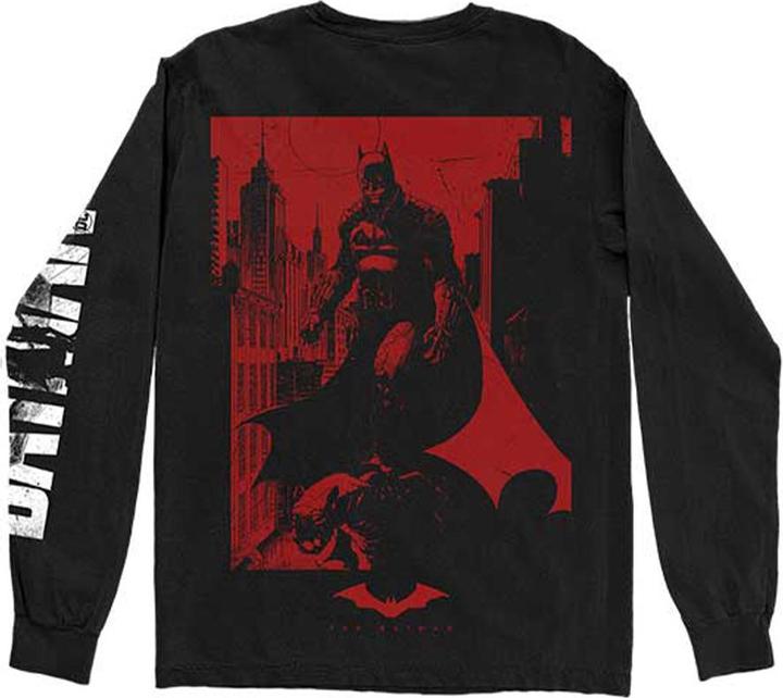 Immagine prodotto Batman Maglietta a maniche lunghe in cotone unisex per adulti (S)