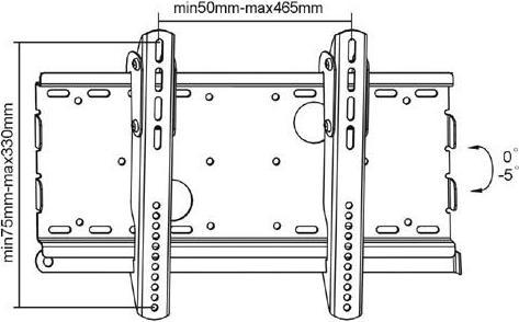 Produktbild Reflecta PLANO Flat 37-05 (Wand, 75 kg, 32" - 55")