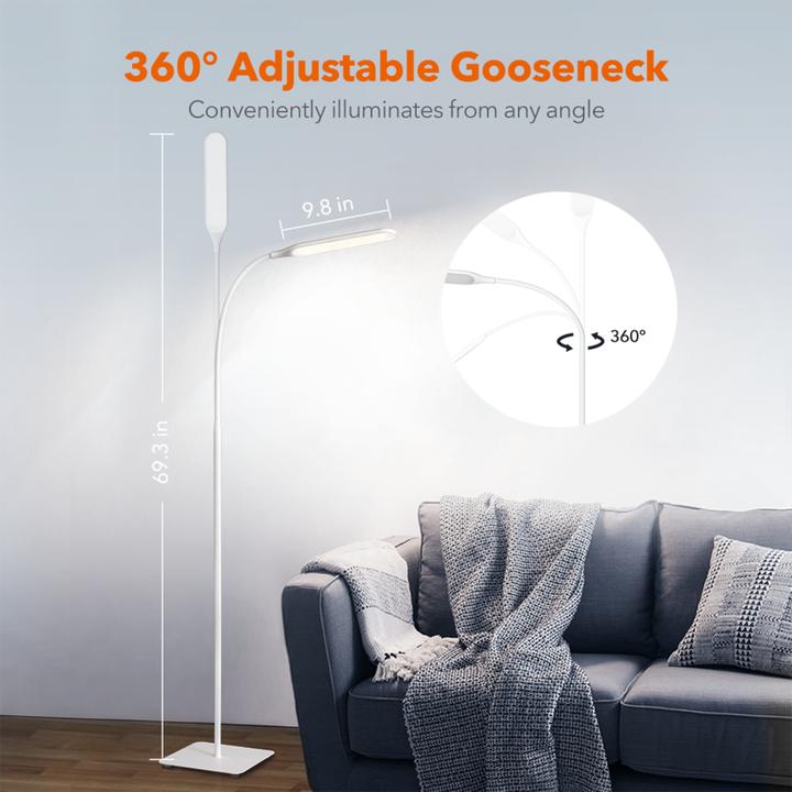 Produktbild Taotronics TT-DL072 Stehlampe weiss 10 W (500 lm)