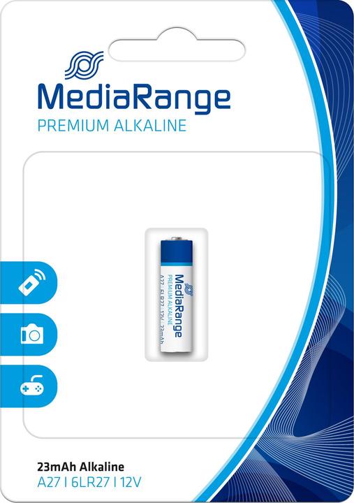 Actual product image MediaRange Premium - Battery A27 - Alkaline (1 pcs., A27, 23 mAh)
