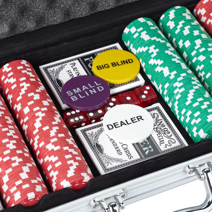 Actual product image Relaxdays Poker Case (Multilingual)