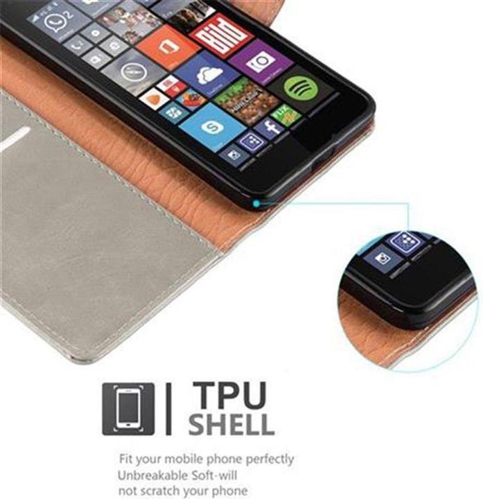 Actual product image Cadorabo Book Luxury Cover (Microsoft Lumia 640)