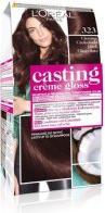 Actual product image L'Oréal Paris Cream Gloss Cream colorant No.323 Dark chocolate (323 Dark Chocolate)