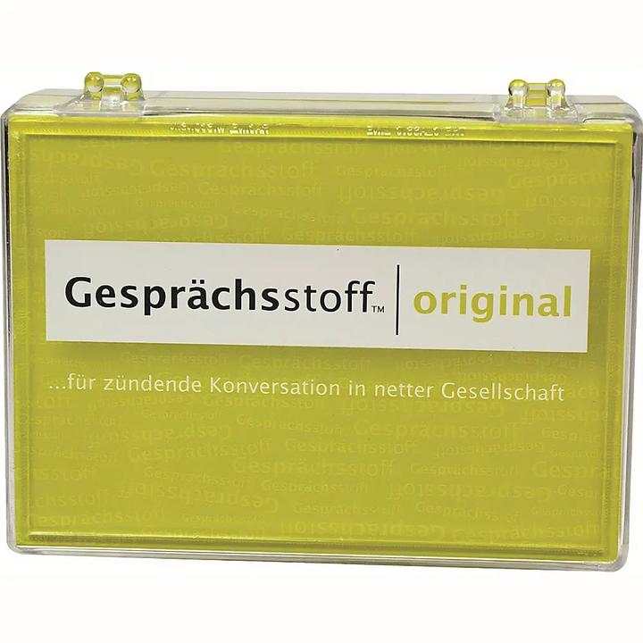 Produktbild Gesprächsstoff: Original (Deutsch, 2 - 6 Spieler)