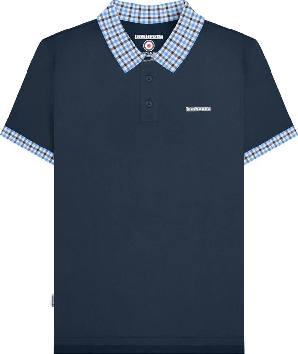 Immagine prodotto Lambretta SS25 Maglietta Polo Grande e Alto Percalle, a Quadretti Uomo (5XL)
