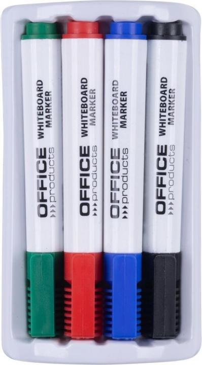 Actual product image Office Products Textmarker-Set mit magnetischem Schwamm für Whiteboards (4x)