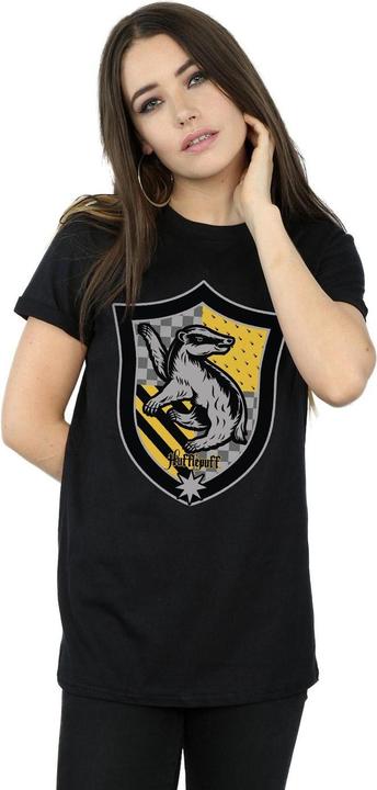 Immagine prodotto Hufflepuff Crest Flat Maglietta Ampia Donna (XL)