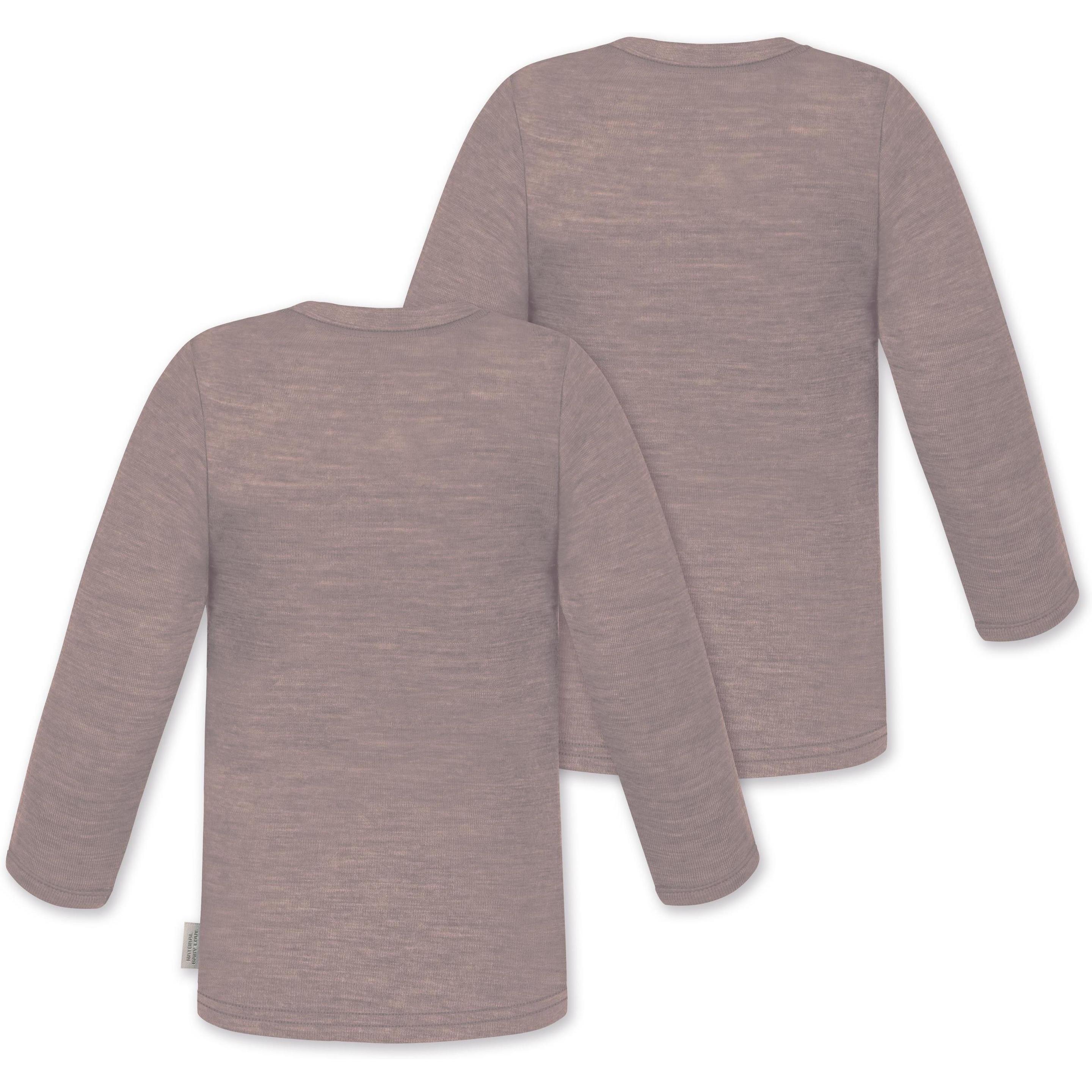 Thumbnail - Normani, Herren, Body, 2er Pack Baby Merino Longsleeve „Taupo" - 9465, Rosa, (68)
