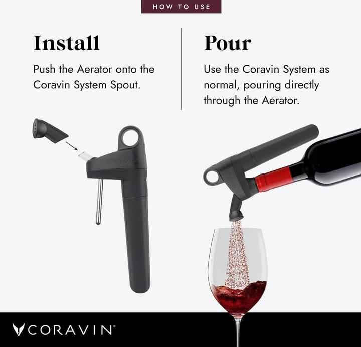 Actual product image Coravin Pivot aerator (Wine pourer)