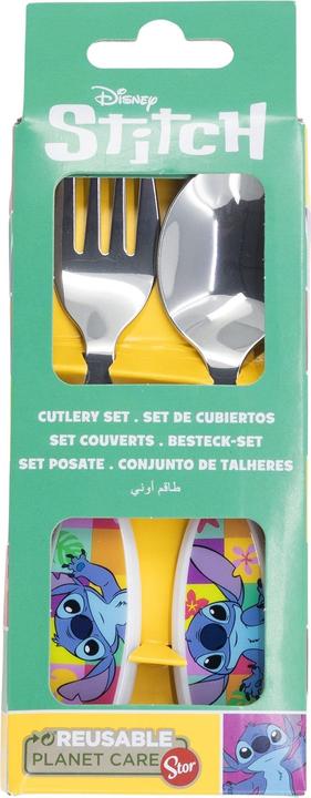 Actual product image Stor Stitch "Palms" - Children's cutlery set 2-piece
