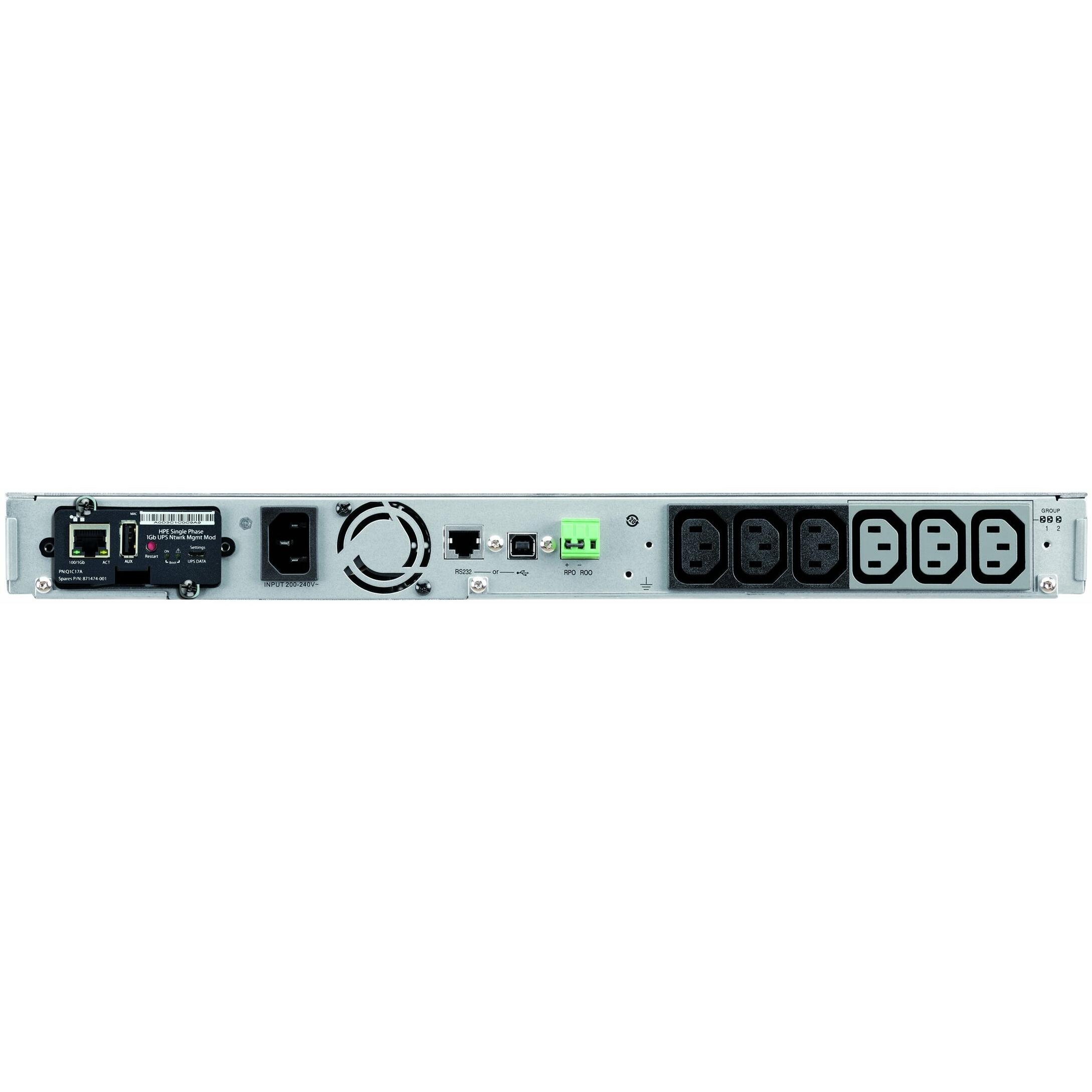 HPE R1500 G5 (1550 VA, 1100 W, Line-Interaktiv USV), USV