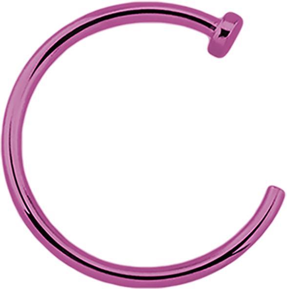 Image du produit Star Piercing Anneau de nez ouvert violet (sans laiton, Acier chirurgical 316L)