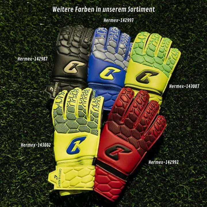 Produktbild Catch & Keep Fussballhandschuhe Fly Kids Red Soul Gr. 7 Torwart Goalie Handschuhe (7)