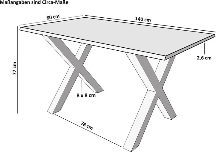 Actual product image SAM Polly (140 x 140 x 77 cm)