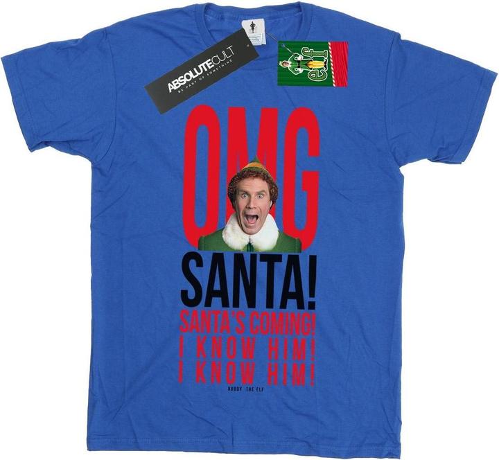 Immagine prodotto Elf OMG Santa I Know Him Maglietta Ragazzi (140, 146)