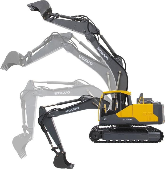 Actual product image Jamara Excavator Volvo EC160E Metal 1:16 2.4GHz Destruction Set