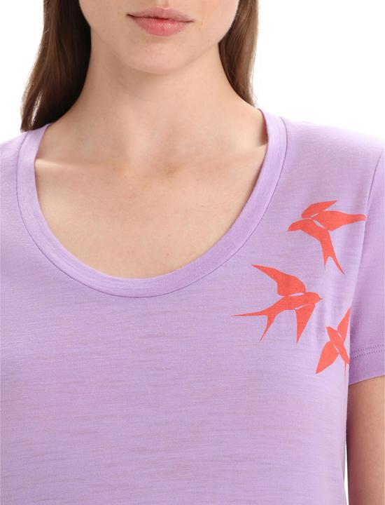 Produktbild Icebreaker Women's Tech Lite II S/S Scoop Swarming Shapes (M)