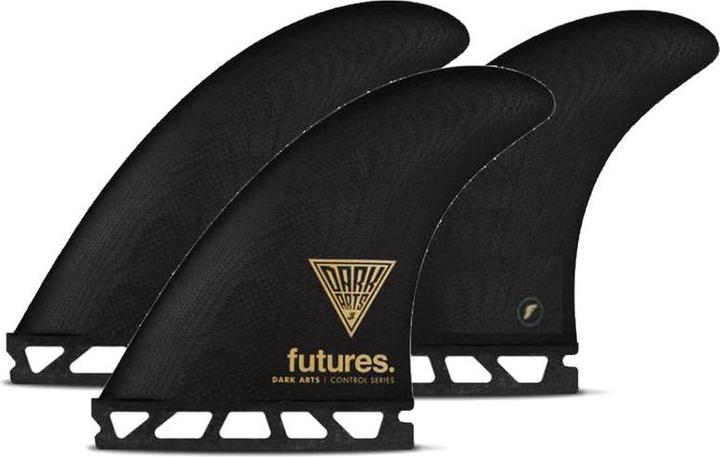 Produktbild Futures Thruster Fin Set Dark Arts Fiberglass L