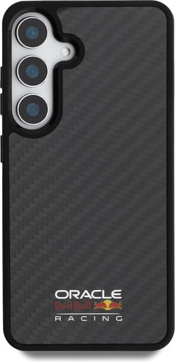 Productafbeelding Red Bull Real Carbon Fiber Shiny Logo MagSafe Case for Samsung Galaxy S25 Black (Samsung Galaxy S25)