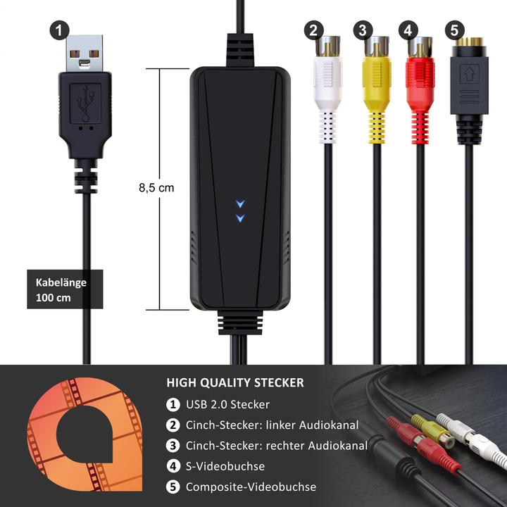 Actual product image Aplic USB Videograbber (Analog -> Digital)