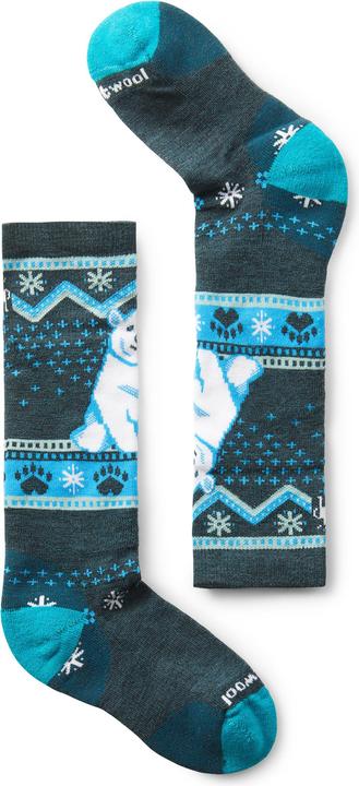Immagine prodotto Smartwool Calzini OTC da bambino con motivo a orso polare e imbottitura integrale (33 - 36)
