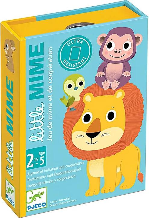 Actual product image Djeco Little Mime card game (mult) (French, 2 - 4 Players)