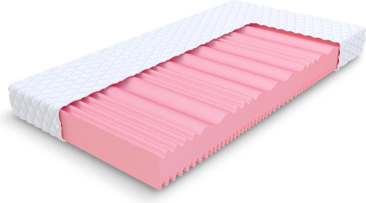 Avetoe Matratze 120x200 FIX 7 Zonen HR-Schaum H2/H3 - Höhe 14cm (Schaumstoffkern, 120 x 200 cm)