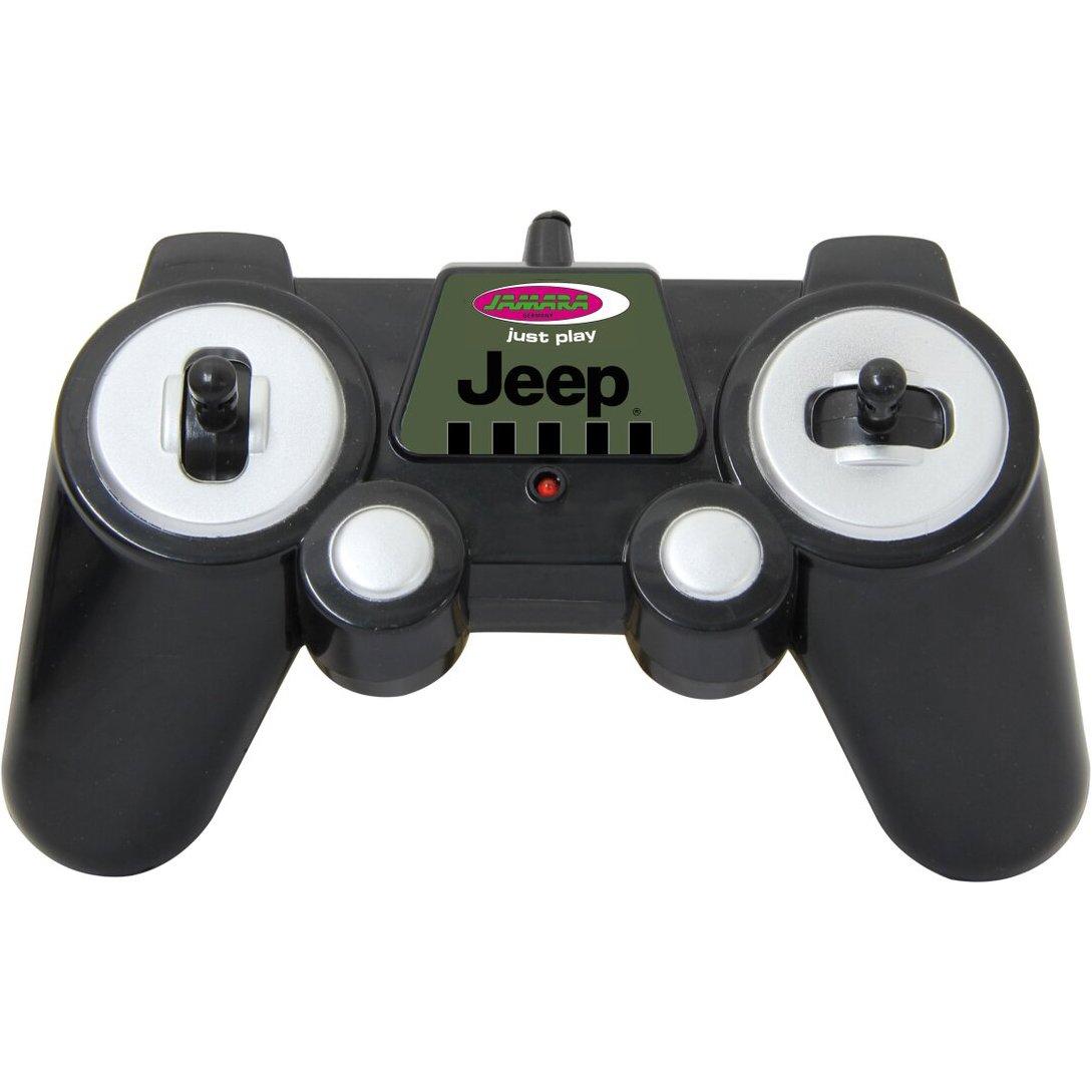 Jamara Sender Jeep Wrangler Rubicon olivgrün 1:12 2,4GHz