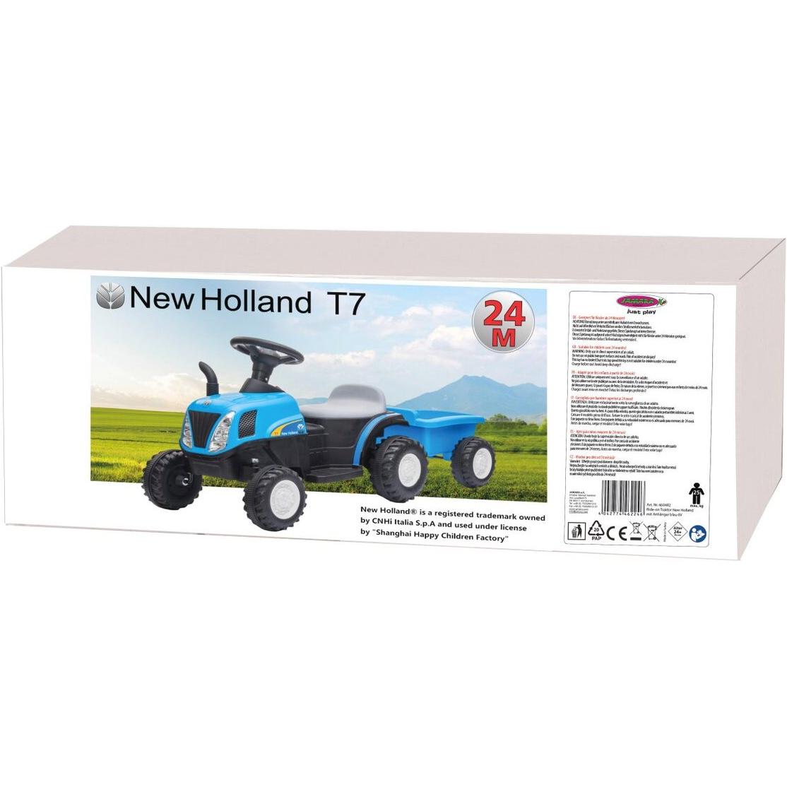 Thumbnail - Jamara Kids Ride-on Traktor New Holland mit Anhänger blau 6V (6 V)