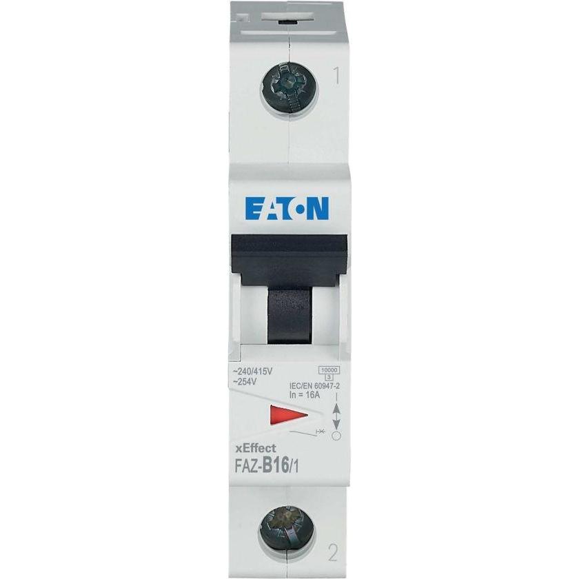 Thumbnail - Eaton, Schutzschalter, MCB, 16A, B-type, 1Pole, 15kA