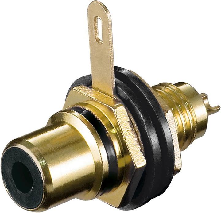 Actual product image Goobay Cinch socket for housing mounting with isolation and solder connection