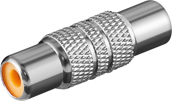 Actual product image Goobay Cinch adapter, socket to socket, metal version