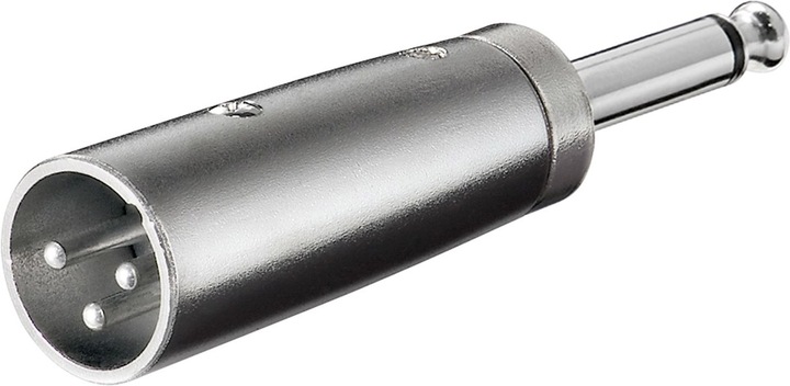 Image du produit Goobay Adaptateur XLR, jack AUX 6,35 mm mono mâle vers XLR mâle (Adaptateur angulaire)