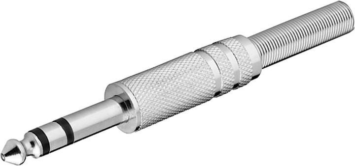 Actual product image Goobay Jack plug 6.35 mm stereo