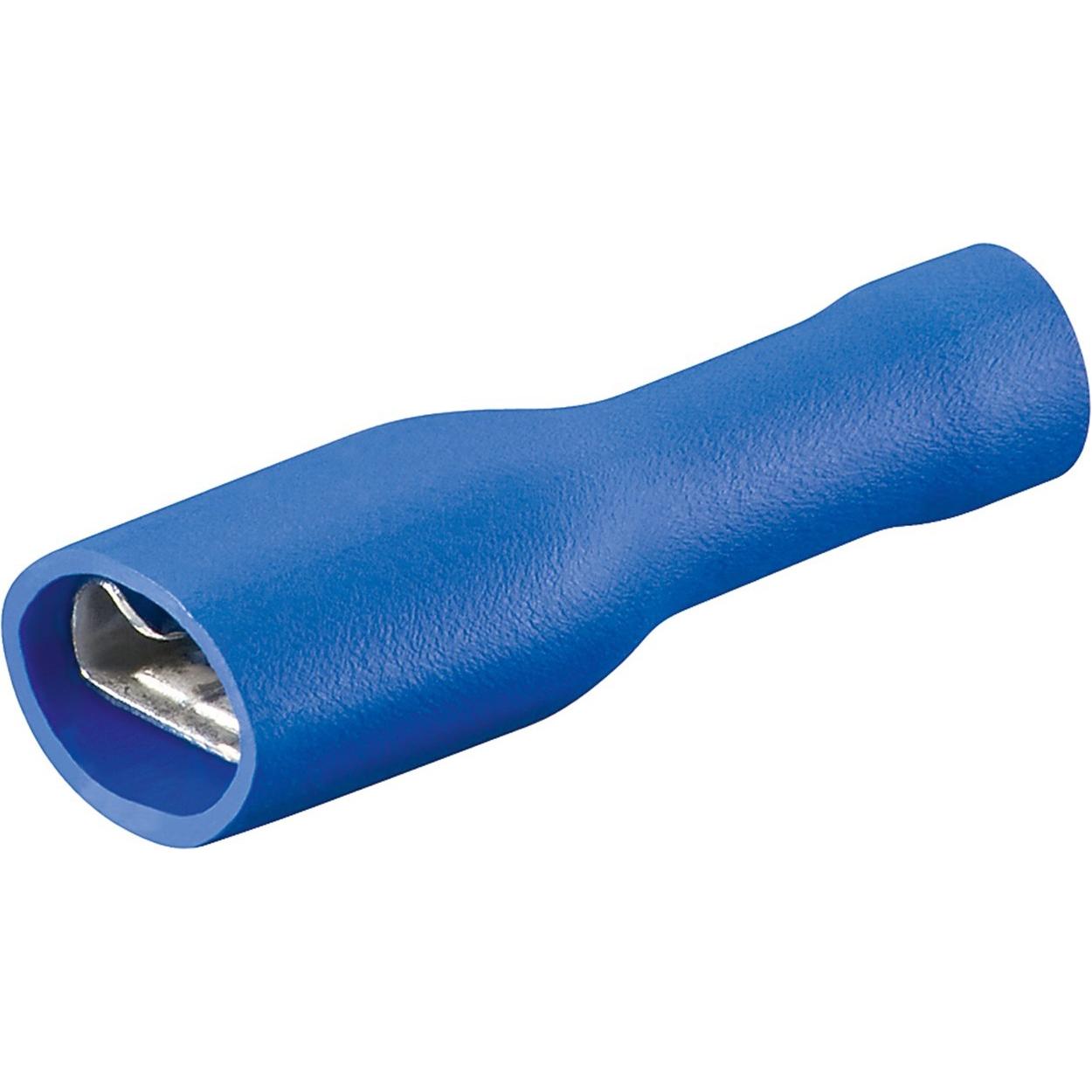 Goobay Flachsteckhülsen, Blau, Elektronikkabel + Stecker, Blau