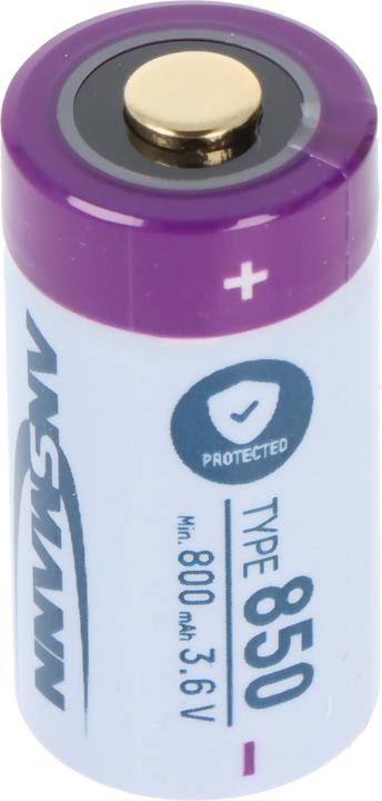 Actual product image Ansmann Battery 16340 850mAh 1 pc. (1 pcs., C, 850 mAh)