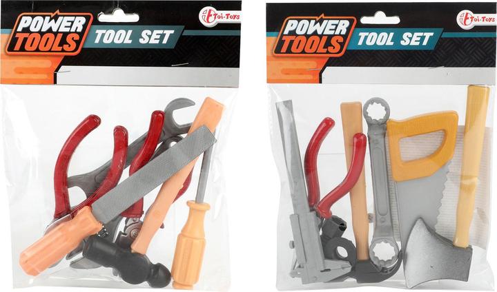 Produktbild Toi-Toys Elektrowerkzeug-Werkzeugsatz im Beutel, 7-tlg.