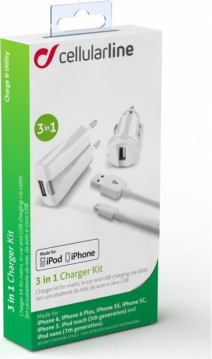 Produktbild Cellularline Kit 3 In 1 (10 W)