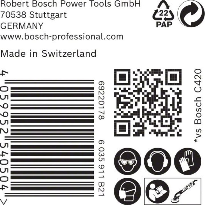 Produktbild Bosch Professional Zubehör EXPERT M480 Schleifnetz für Trockenbauschleifer, 225 mm, G 220, 25-tlg. (220)